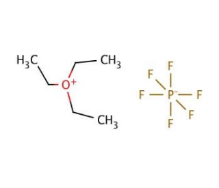 Triethyloxonium hexafluorophosphate (CAS 17950-40-2) - chemical structure image