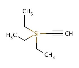 (Triethylsilyl)acetylene (CAS 1777-03-3) - chemical structure image