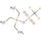 Triethylsilyl trifluoromethanesulfonate (CAS 79271-56-0) - chemical structure image