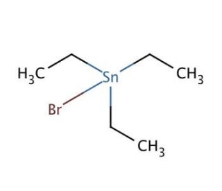 Triethyltin bromide (CAS 2767-54-6) - chemical structure image