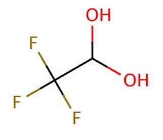 Trifluoracetaldehyde monohydrate (CAS 33953-86-5) - chemical structure image