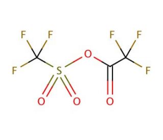 Trifluoroacetic acid, anhydride with trifluoromethanesulfonic acid (CAS 68602-57-3) - chemical structure image