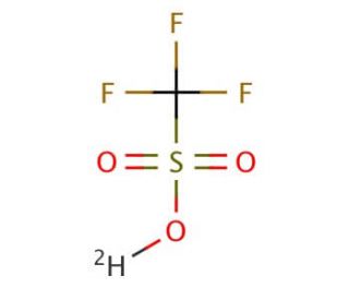 Trifluoromethanesulfonic acid-d (CAS 66178-41-4) - chemical structure image