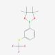 Trifluoromethylthio-3-(4,4,5,5-tetramethyl-[1,3,2]dioxaborolan-2-yl)-benzene (CAS 1026796-07-5) - chemical structure image