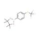 Trifluoromethylthio-4-(4,4,5,5-tetramethyl-[1,3,2]dioxaborolan-2-yl)-benzene (CAS 1005206-25-6) - chemical structure image