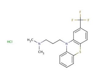 Triflupromazine hydrochloride (CAS 1098-60-8) - chemical structure image
