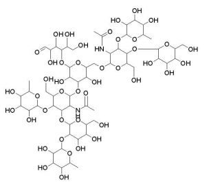 Trifucosyllacto-N-hexaose a (CAS 116883-09-1) - chemical structure image