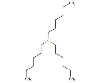 Trihexylsilane (CAS 2929-52-4) - chemical structure image