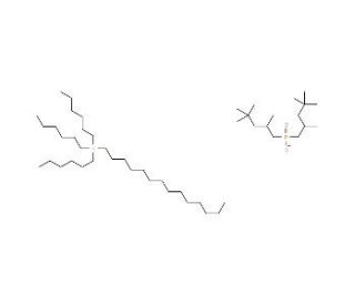 Trihexyltetradecylphosphonium bis(2,4,4-trimethylpentyl)phosphinate (CAS 465527-59-7) - chemical structure image