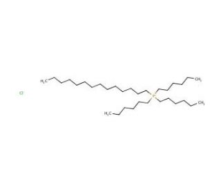 Trihexyltetradecylphosphonium chloride (CAS 258864-54-9) - chemical structure image