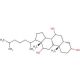 Trihydroxycoprostane (CAS 547-96-6) - chemical structure image