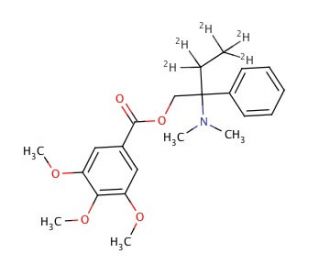 Trimebutine-d5 (CAS 1189928-38-8) - chemical structure image
