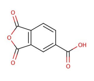 Trimellitic anhydride (CAS 552-30-7) - chemical structure image