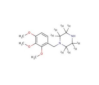Trimetazidine-d8 Dihydrochloride - chemical structure image