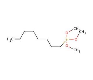 Trimethoxy(7-octen-1-yl)silane (CAS 52217-57-9) - chemical structure image