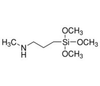 Trimethoxy[3-(methylamino)propyl]silane (CAS 3069-25-8) - chemical structure image