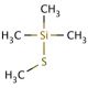 Trimethyl(methylthio)silane (CAS 3908-55-2) - chemical structure image