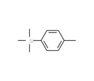 Trimethyl-p-tolylsilane (CAS 3728-43-6) - chemical structure image