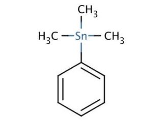 Trimethyl(phenyl)tin (CAS 934-56-5) - chemical structure image