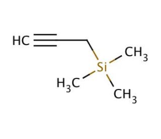 Trimethyl(propargyl)silane (CAS 13361-64-3) - chemical structure image