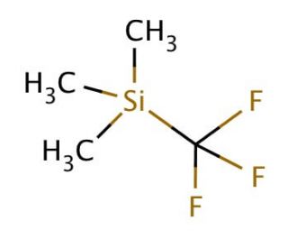 Trimethyl(trifluoromethyl)silane solution (CAS 81290-20-2) - chemical structure image