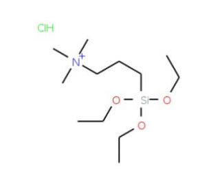 Trimethyl[3-(triethoxysilyl)propyl]ammonium Chloride (CAS 84901-27-9) - chemical structure image