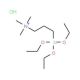 Trimethyl[3-(triethoxysilyl)propyl]ammonium Chloride (CAS 84901-27-9) - chemical structure image