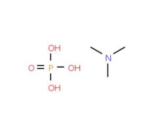 Trimethylammonium phosphate solution - chemical structure image