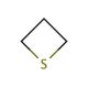 Trimethylene sulfide (CAS 287-27-4) - chemical structure image