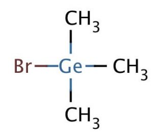 Trimethylgermanium bromide (CAS 1066-37-1) - chemical structure image