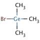 Trimethylgermanium bromide (CAS 1066-37-1) - chemical structure image