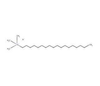 Trimethyloctadecylammonium bromide (CAS 1120-02-1) - chemical structure image