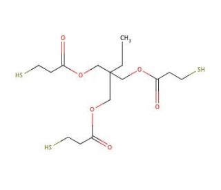 Trimethylolpropane tris(3-mercaptopropionate) (CAS 33007-83-9) - chemical structure image