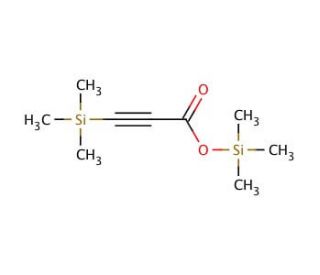Trimethylsilyl 3-(trimethylsilyl)propynoate (CAS 97927-35-0) - chemical structure image