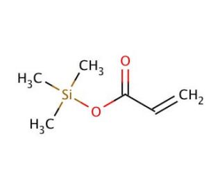 Trimethylsilyl acrylate (CAS 13688-55-6) - chemical structure image