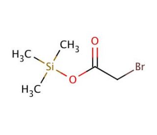 Trimethylsilyl bromoacetate (CAS 18291-80-0) - chemical structure image