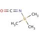 Trimethylsilyl isocyanate (CAS 1118-02-1) - chemical structure image