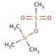 Trimethylsilyl methanesulfonate (CAS 10090-05-8) - chemical structure image