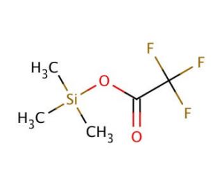 Trimethylsilyl trifluoroacetate (CAS 400-53-3) - chemical structure image