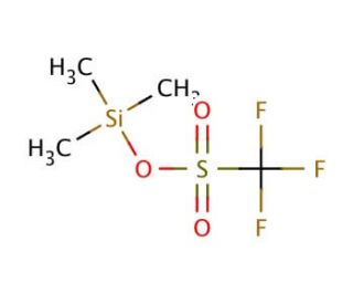 Trimethylsilyl trifluoromethanesulfonate (CAS 27607-77-8) - chemical structure image