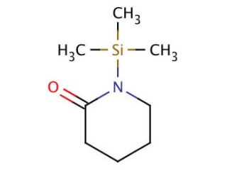 Trimethylsilyl Valerolactam (CAS 3553-93-3) - chemical structure image