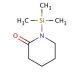 Trimethylsilyl Valerolactam (CAS 3553-93-3) - chemical structure image