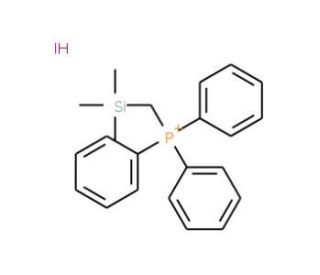 (Trimethylsilylmethyl)triphenylphosphonium iodide (CAS 3739-98-8) - chemical structure image