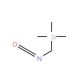 Trimethylsilylmethylisocyanate (CAS 14283-35-3) - chemical structure image