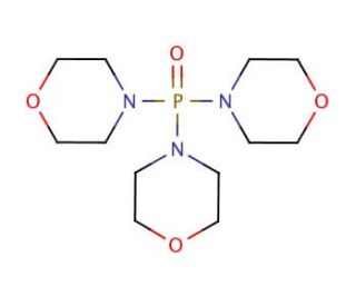 Trimorpholinophosphine oxide (CAS 4441-12-7) - chemical structure image