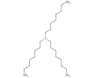 Trioctylaluminum solution (CAS 1070-00-4) - chemical structure image
