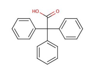 Triphenylacetic acid (CAS 595-91-5) - chemical structure image