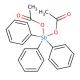 Triphenylantimony(V) diacetate (CAS 1538-62-1) - chemical structure image