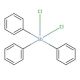 Triphenylantimony(V) dichloride (CAS 594-31-0) - chemical structure image