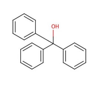 Triphenylmethanol (CAS 76-84-6) - chemical structure image